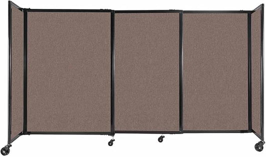 Versare Straightwall Sliding Portable Wall Partition | Freestanding Office by VERSARE