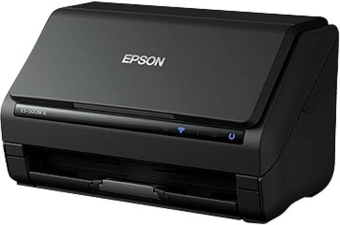 Epson Workforce ES-500W II Wireless Color Duplex Desktop Document Scanner for PC and Mac, with Auto Document Feeder (ADF) and Scan from Smartphone or Tablet-DeskLoop Office