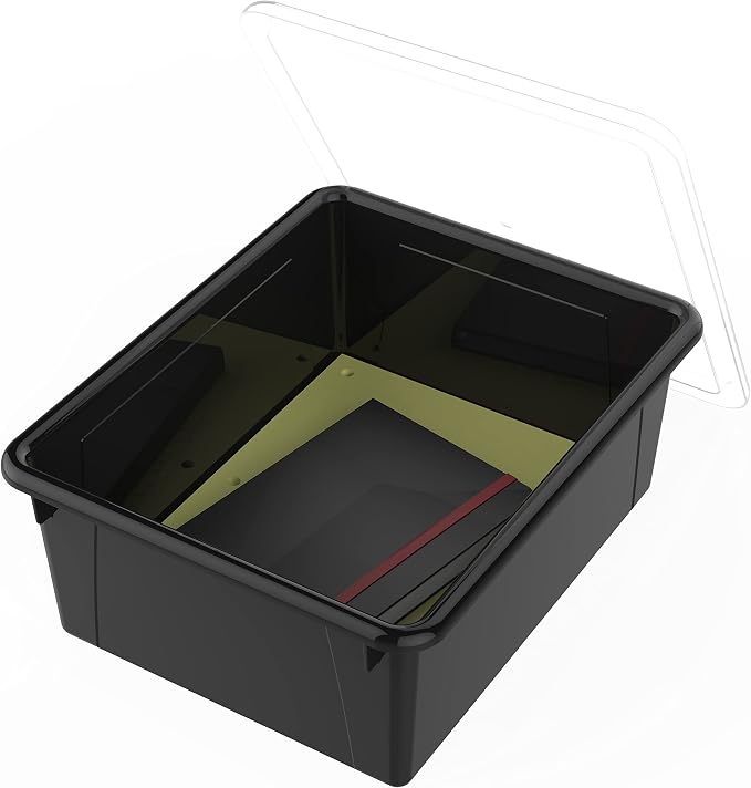 Storex Letter Size Deep Storage Tray – Organizer Bin - Image 6