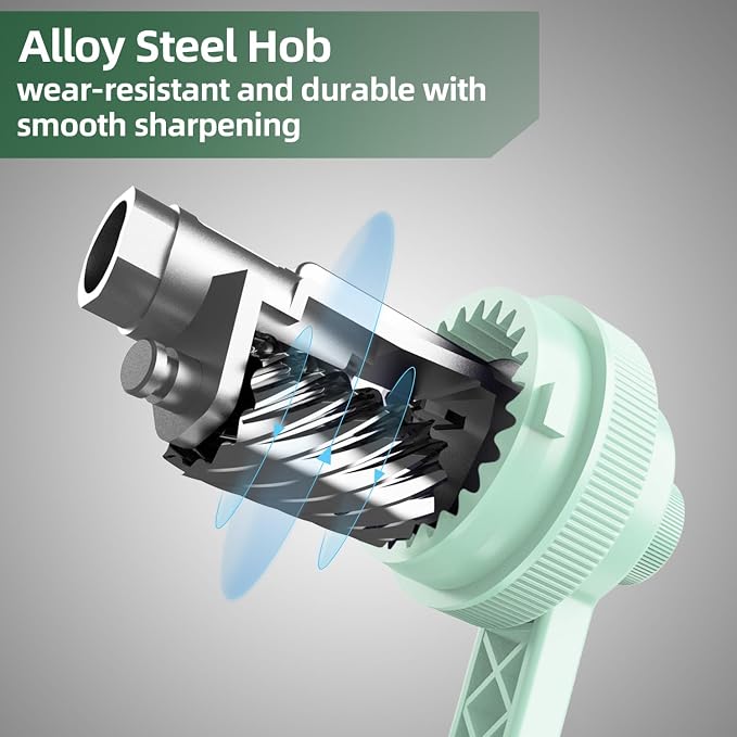 Deli Manual Hand Crank Pencil Sharpener - Image 4