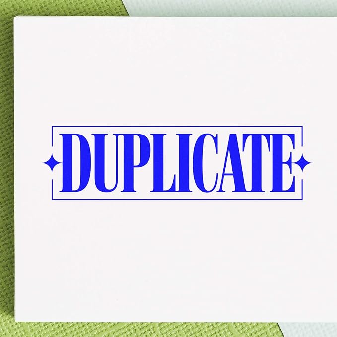 Chic Duplicate Self-Inking Stamp by AcornSalesCo