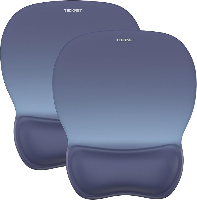 TECKNET 2 Pack Gel Mouse Pad by Tecknet