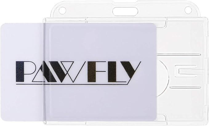 Pawfly 5 Pack Horizontal 2-Card Badge Holder by Pawfly