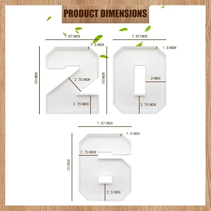 2026 Plastic Fillable Charcuterie Number Letter Shaped Serving Tray, Waterproof - Image 2