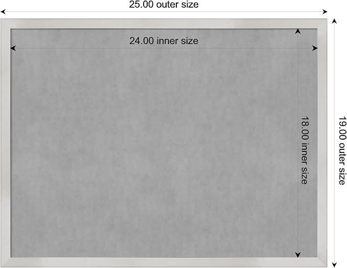 Amanti Art Silver Framed Magnetic Board 19x25 Medium Vision Board - Image 4