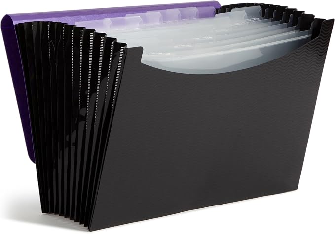 Smead Poly Frequency Expanding File Folders, Flap and Cord Closure, Letter Size by SMEAD