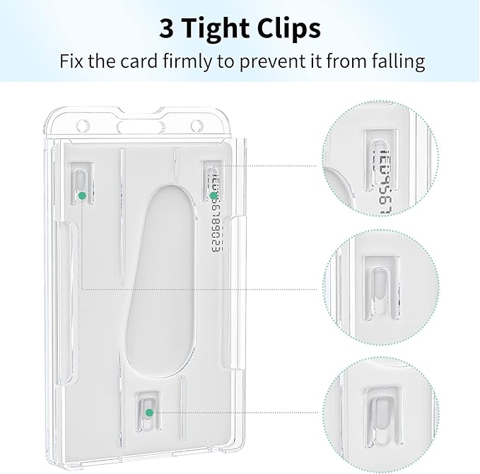 Pawfly 50 Pack Vertical 2-Card Badge Holder - Image 7