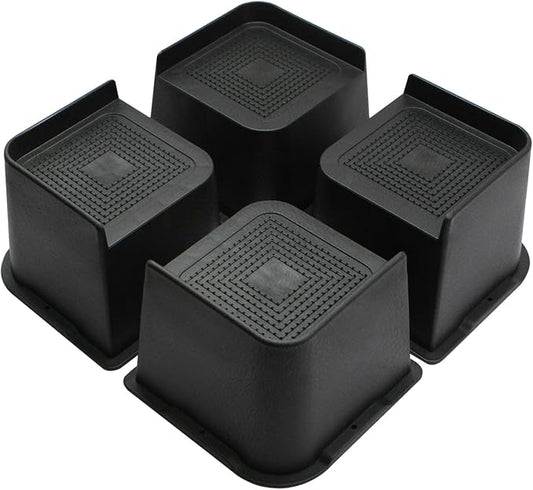 MXMZHXU Bed Risers 2 inch, 3 inch, 4 inch, 6 inch or 8 inch Heavy Duty by MXMZHXU