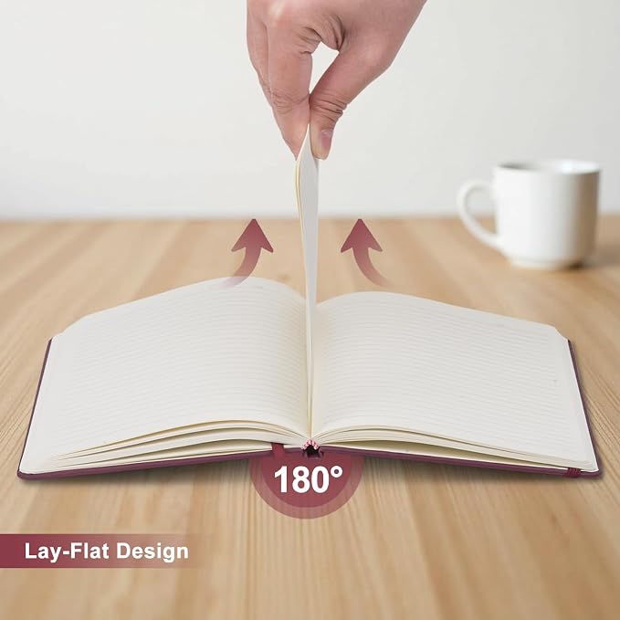ViVin Lined Journal Notebooks, 3 Pack, 192 Pages, Medium 5.5 x 8.3 inch - Image 5