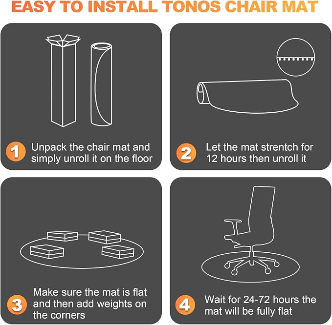 Chair Mat for Carpet- Low Pile Carpet Protector for Office Gaming Computer Desk - Image 9