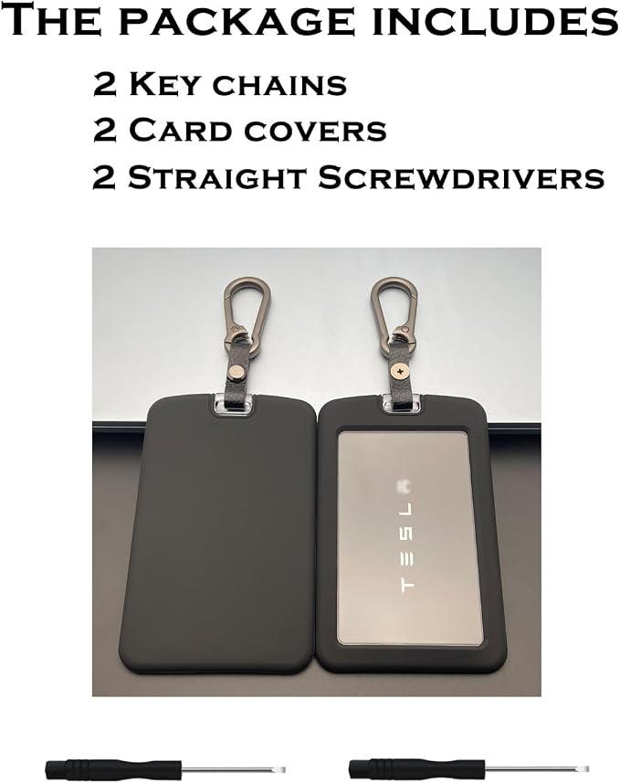 TANDRIVE 2PCS Silicone Key Card Holder Case Compatible - Image 6