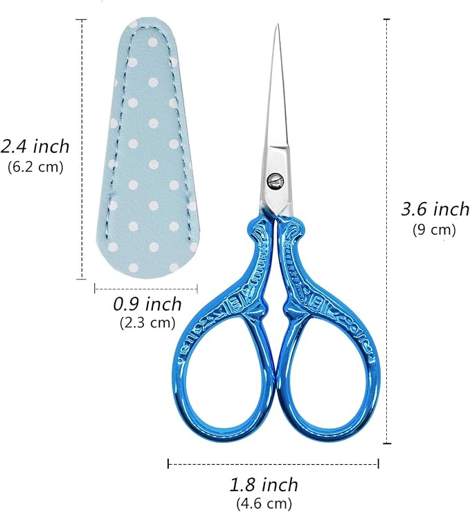 Small Thread Scissors 3.6Inch Stainless Steel Classic Scissors - Image 2