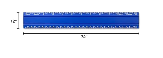 Alumicolor Aluminum Office Ruler - Image 7