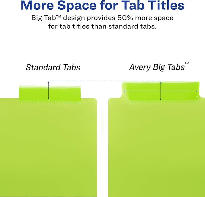 Avery Insertable Plastic Dividers - Image 6