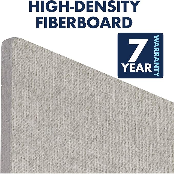 Quartet Bulletin Board 36"W x 24"H Fabric Cork Board Alternative - Image 4
