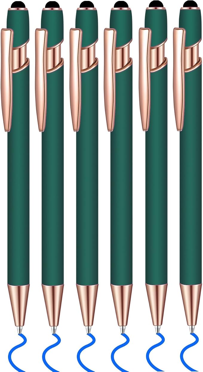 6 Pcs Blue Ink Ballpoint Pen by Lragvtbk