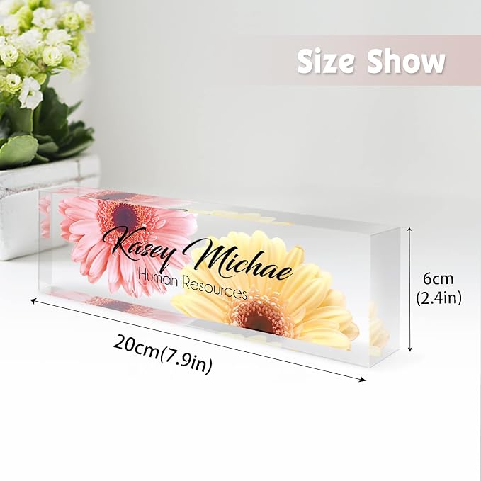 Desk Name Plate Personalized, Custom Name Plates - Image 4