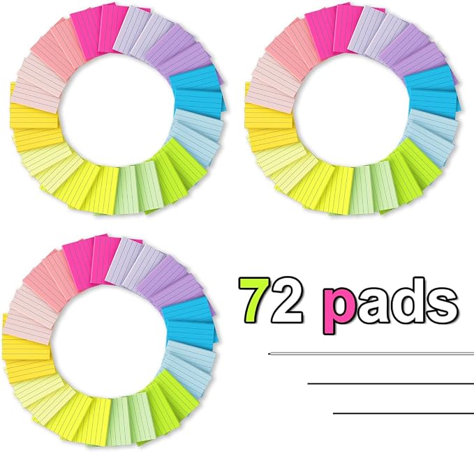 Lined Sticky Notes 3x3 in, Notepads - Image 2