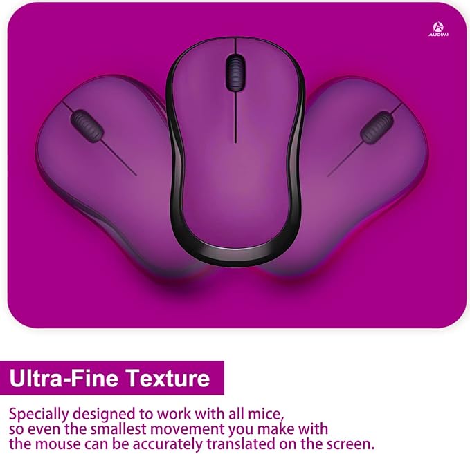 Audimi Small Mouse Pad 6 x 8 Inch, Mini Mouse Pad Thick - Image 3