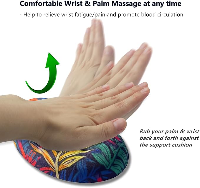 BRILA Ergonomic Memory Foam Mouse Wrist Rest Support Pad Cushion - Image 6