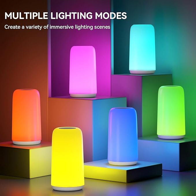 Touch Bedside Table LED Lamp, Birthday Gifts - Image 5