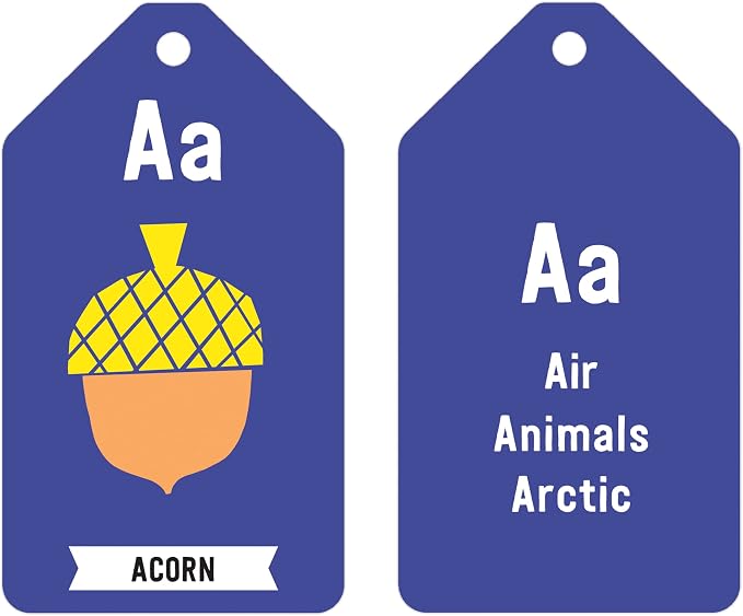 Mudpuppy ABCs of The Earth — Ring Flashcards 26 Durable Double Sided Alphabet - Image 2