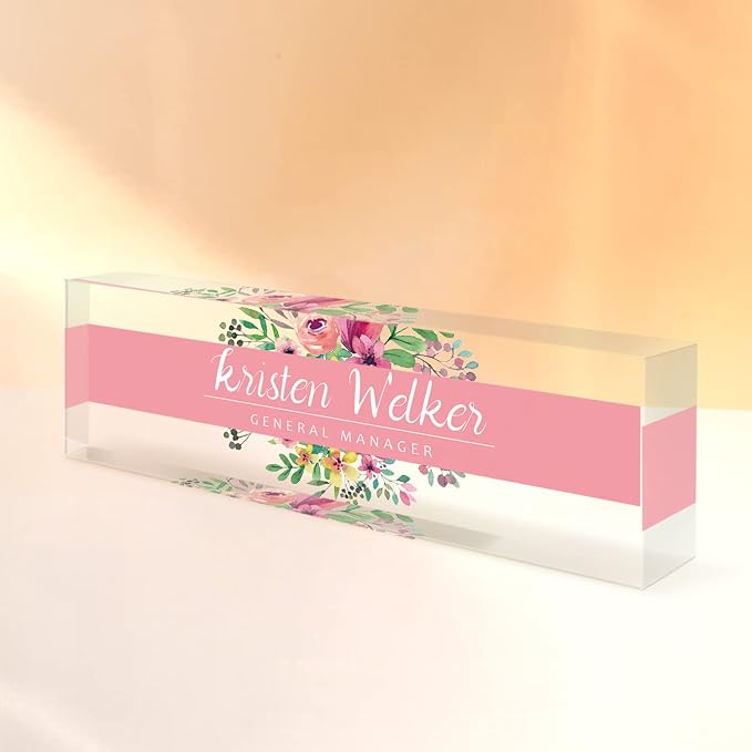 Desk Name Plate Personalized, Custom Name Plates - Image 2