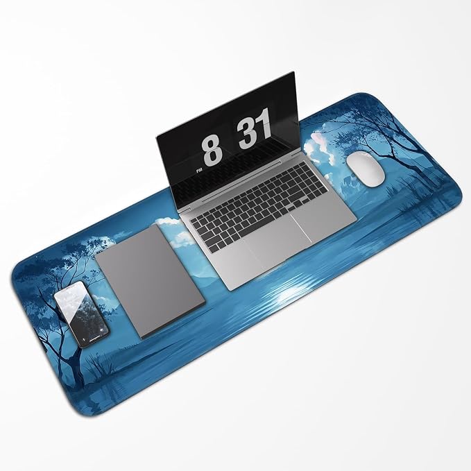 Mouse Pad, Moon Pattern, Non-Slip Rubber Base Gaming Mouse Pad - Image 5