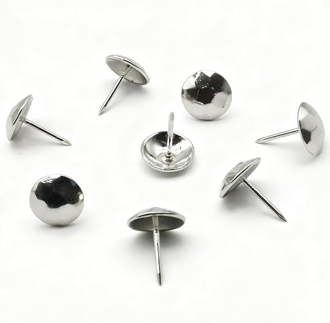 60pcs Upholstery Tacks for Furniture, Metal Upholstery Nails Decorative Thumb - Image 3