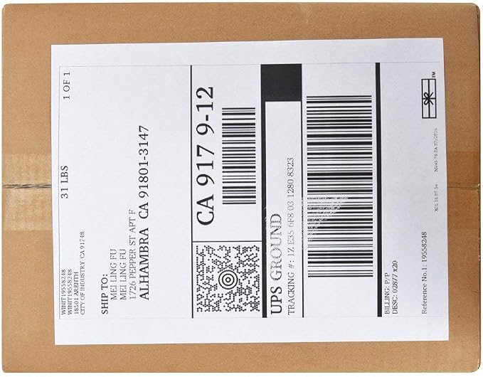 MFLABEL Full Sheet Sticker Labels, Address Labels, 8-1/2" x 11" Shipping Labels - Image 5