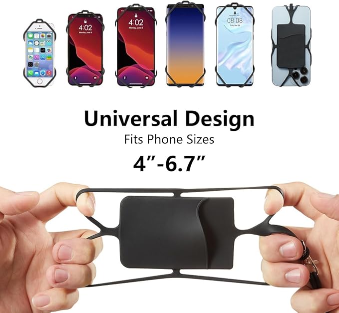Kinizuxi 2 Packs Cell Phone Lanyard Crossbody Adjustable Neck Phone Holder - Image 2