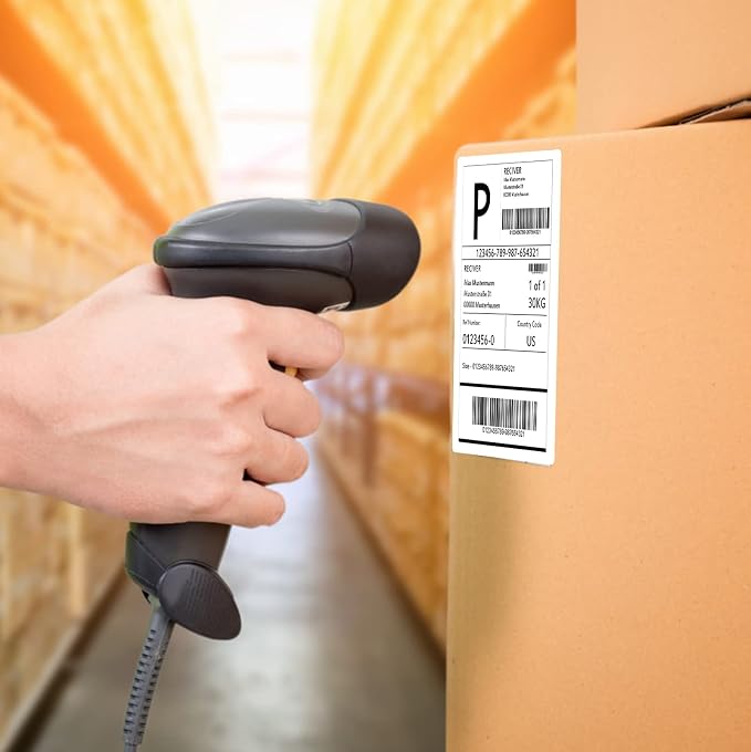 Shipping Labels with Rounded Corner, 8.27 x 5.32 Inches Half Sheet Self - Image 6