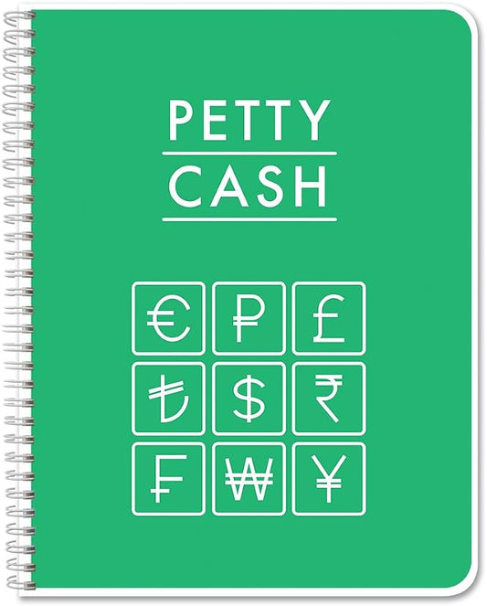 BookFactory Petty Cash Log Book/Petty Cash Record Book/Notebook/Journal by BookFactory