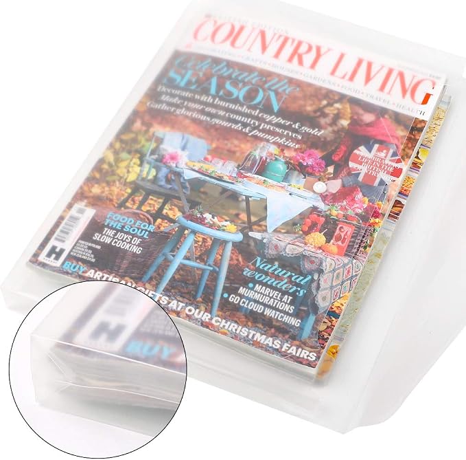 EOOUT 24pcs Plastic Envelope Folders Clear Envelopes, Expandable Folders - Image 5