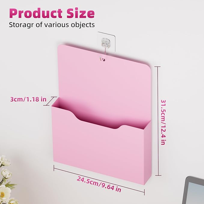 Marbrasse 2 Pack Magnetic File Holder - Image 2