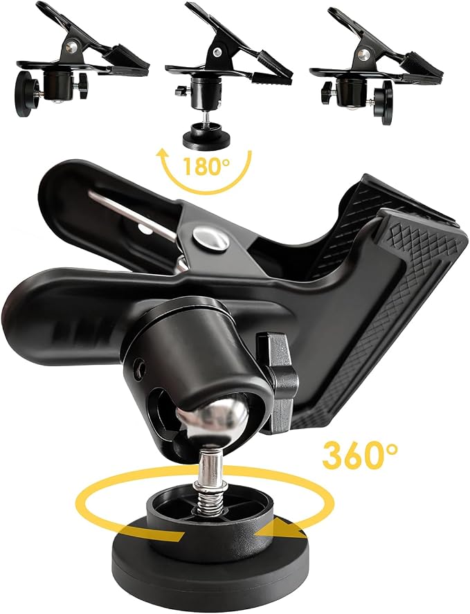 Heavy Duty Magnetic Clips with 2 Inch Opening, 360 Degree Rotating Magnets - Image 5
