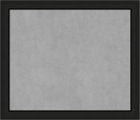 Amanti Art Black Framed Magnetic Board 23x27 Medium Vision Board by AmantiArt