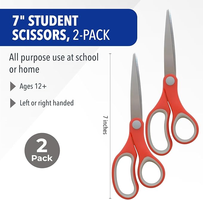 Westcott School Scissors for Kids Ages 12 and Up - Image 2