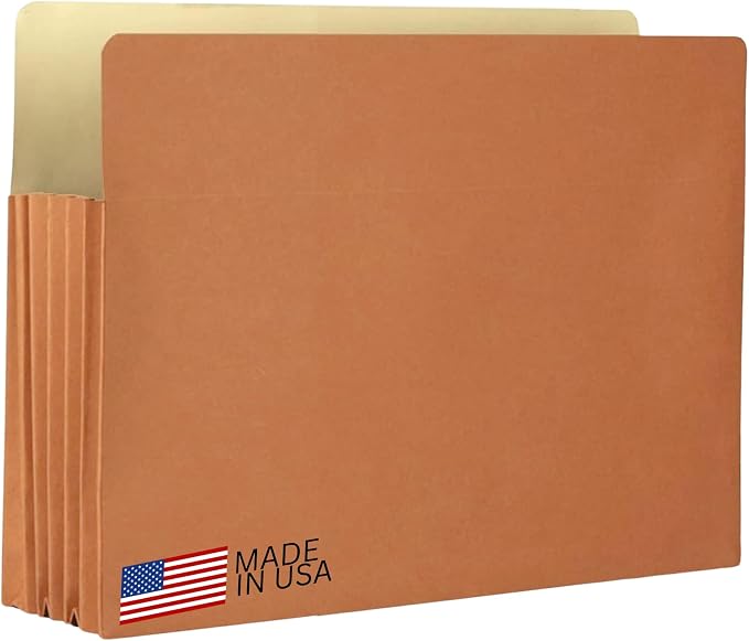The File King Expanding Accordion File Folder – Letter Size | 5.25” Expansion by TheFileKing