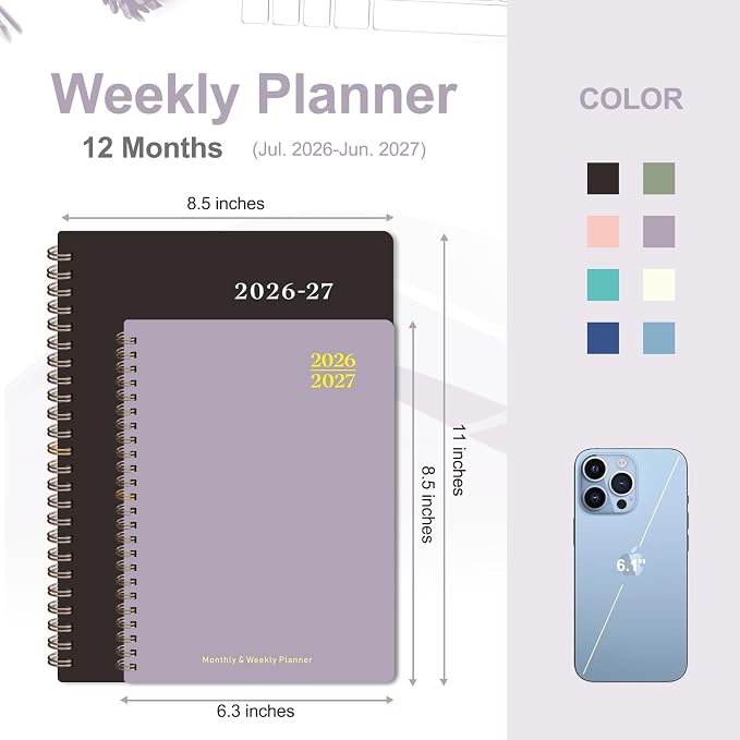 Planner 2026-2027, Weekly and Monthly Academic Planner, July 2026 - Image 4