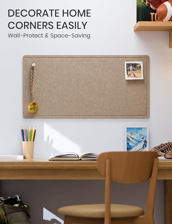 Fluxynara Bulletin Board, Foldable Felt Pin Board - Image 4