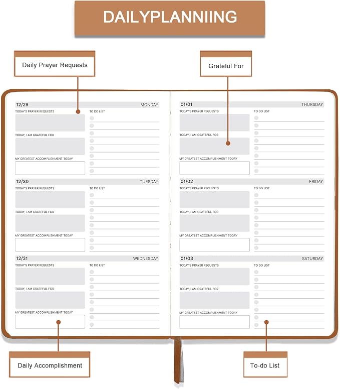 2026 Planner - Christian Planner 2026, JAN. 2026 - DEC. 2026, 5.7" x 8.4" - Image 5