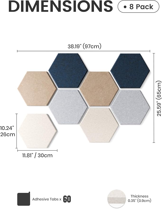 Fluxynara Hexagon Cork Board Alternative - Image 2