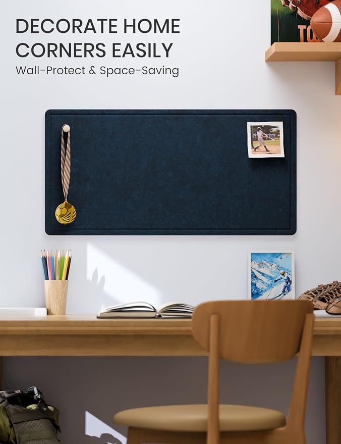 Fluxynara Bulletin Board, Foldable Felt Pin Board - Image 4