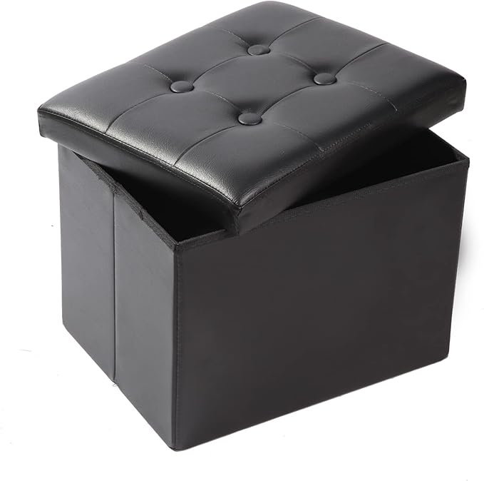 ALASDO Storage Ottoman Footrest Stool Small Ottoman by ALASDO