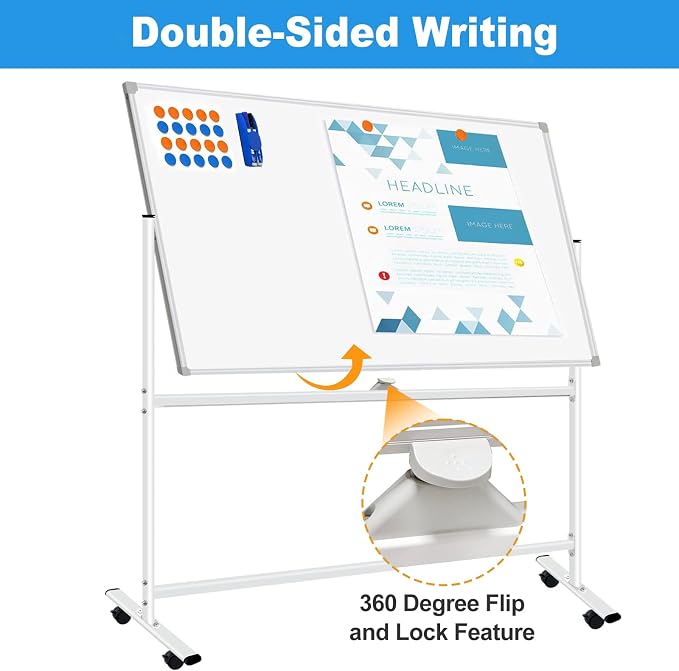 BSTPCOO Magnetic Dry Erase White Board - Image 2