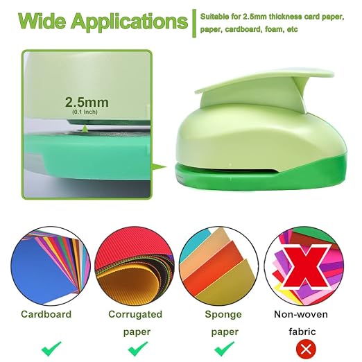 UCEC 2.75 Inch Hexagon Paper Punch - Image 4