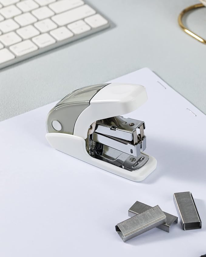 PAPERPAL Effortless Mini Stapler Set, 20 Sheet Capacity, 000 1/4-inch staples - Image 7