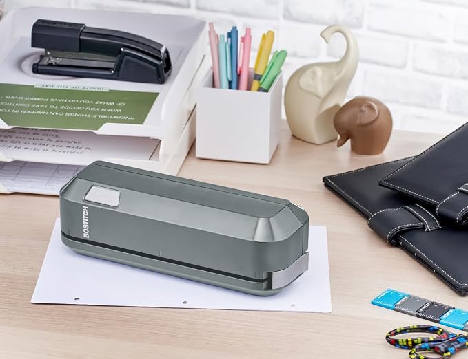 Bostitch Office Electric 3-Hole Punch, Dual Paper Loading, Heavy Duty, Jam-Free - Image 7