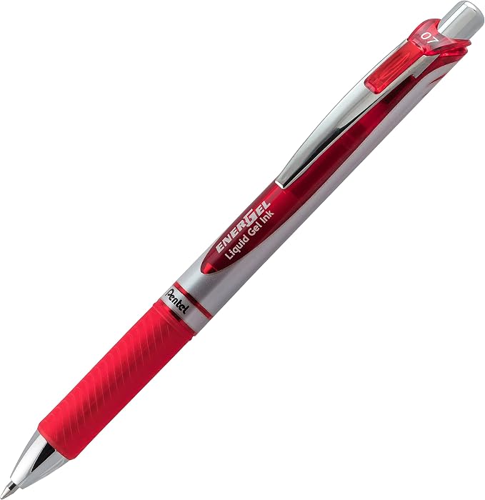 Pentel EnerGel Deluxe RTX Retractable Liquid Gel Pen, Metal Tip, 2 Pack - Image 2